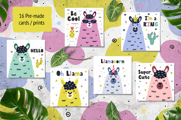 Oh Llama Graphic Pack in Illustrations - product preview 12