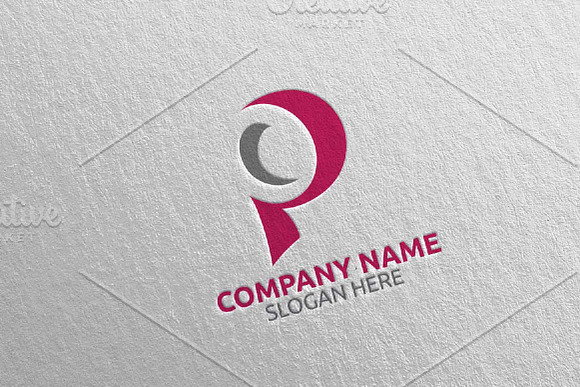 Letter P Logo Design 6 in Logo Templates - product preview 1