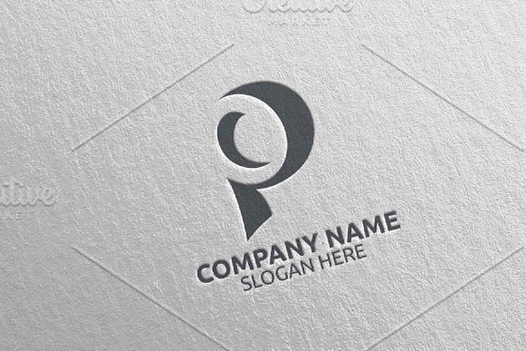 Letter P Logo Design 6 in Logo Templates - product preview 4