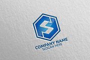 Letter S, F, FS Logo Design 7