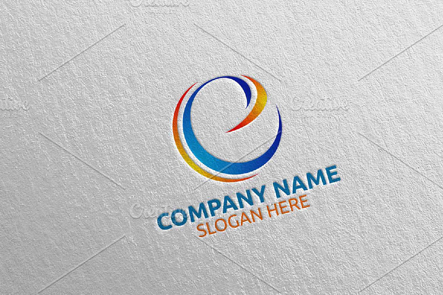 Letter E Logo Design 10 in Logo Templates - product preview 8