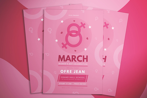 Women's Day Flyer in Flyer Templates - product preview 1