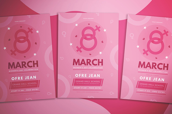 Women's Day Flyer in Flyer Templates - product preview 2