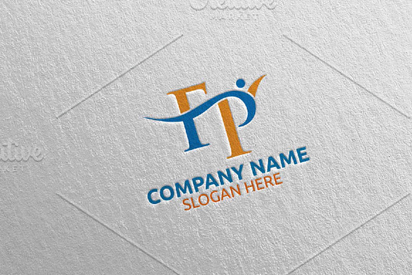 Letter F, P FP Logo Design 13 in Logo Templates - product preview 3