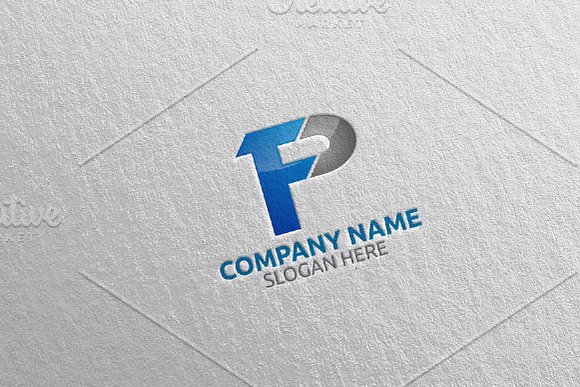 Letter F, P FP Logo Design 13 in Logo Templates - product preview 4