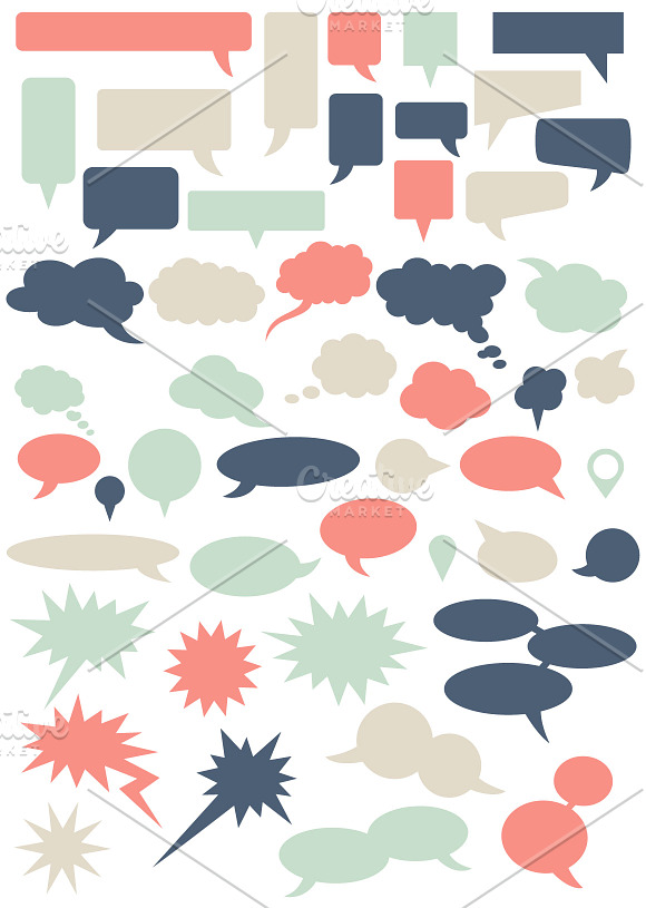 Speech bubbles in Graphics - product preview 2