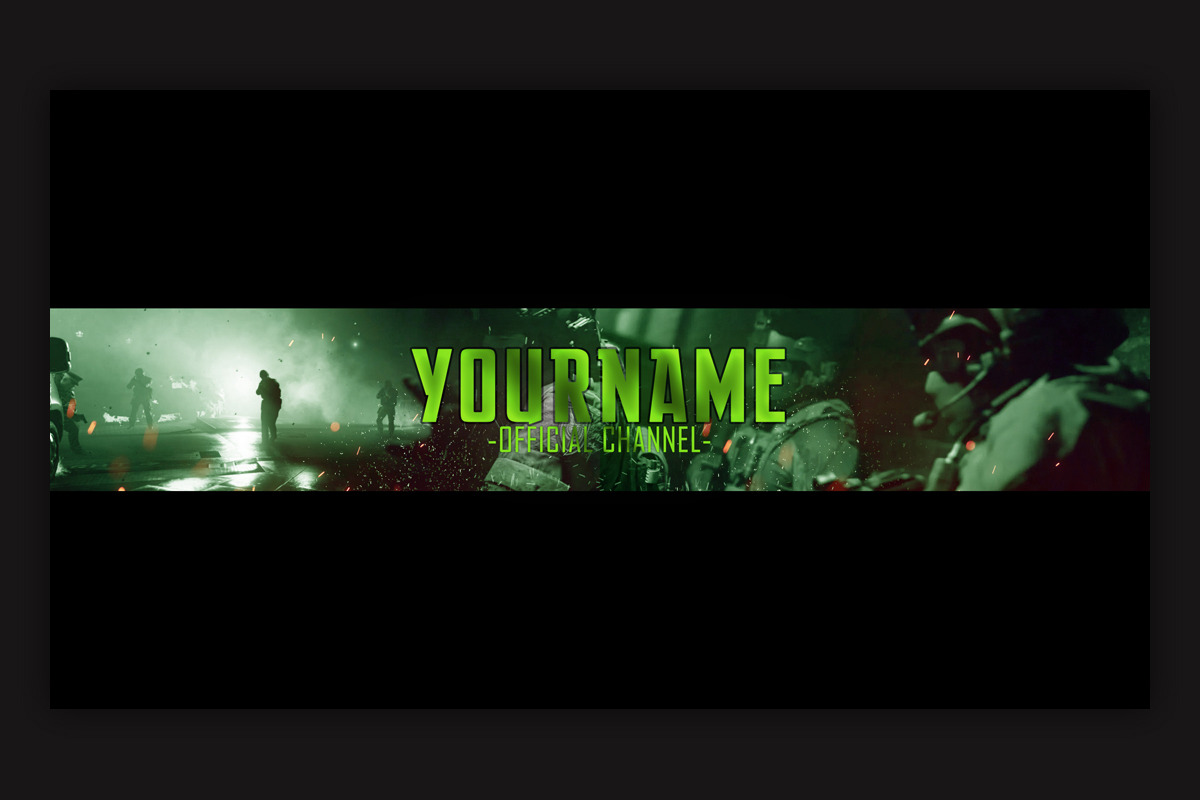 10 Gaming YouTube Banner Template Creative YouTube Templates