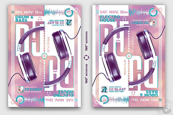Special Dj Flyer Bundle V5 in Flyer Templates - product preview 2