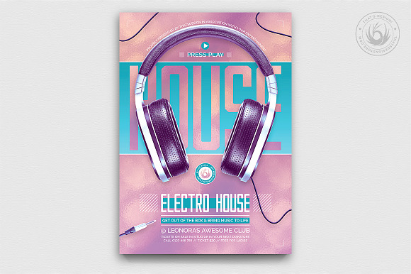 Special Dj Flyer Bundle V5 in Flyer Templates - product preview 4