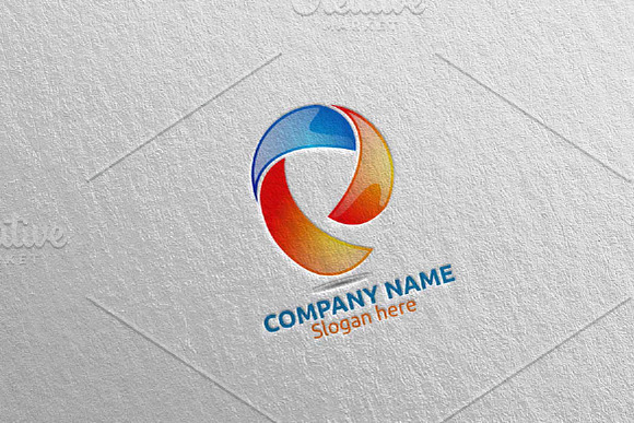 Letter P Logo Design 17 in Logo Templates - product preview 1