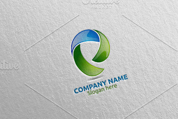 Letter P Logo Design 17 in Logo Templates - product preview 3
