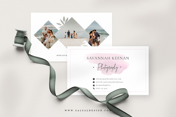 Photography Business Card BC008 in Card Templates - product preview 2