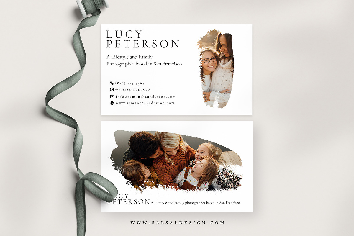 Photography Business Card BC010 in Card Templates - product preview 8