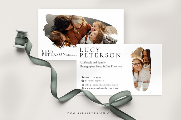 Photography Business Card BC010 in Card Templates - product preview 1