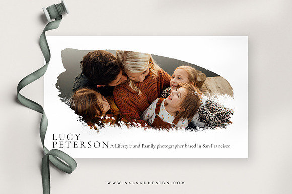 Photography Business Card BC010 in Card Templates - product preview 2