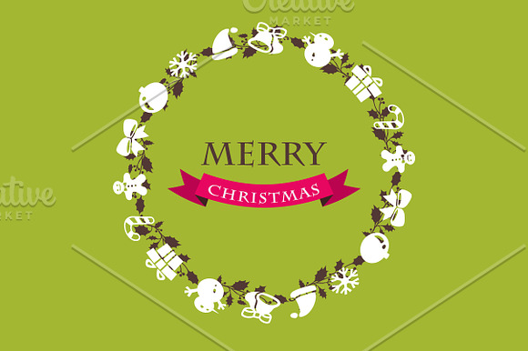 Christmas greeting cards in Graphics - product preview 2