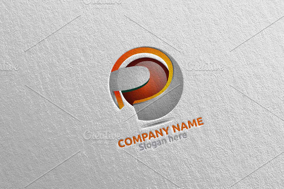 Letter P Logo Design 24 in Logo Templates - product preview 8