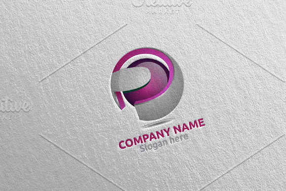 Letter P Logo Design 24 in Logo Templates - product preview 1