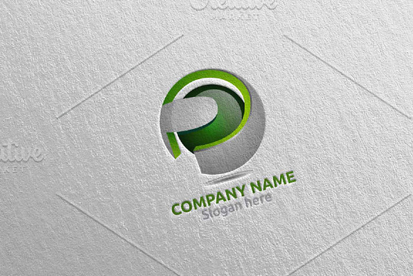 Letter P Logo Design 24 in Logo Templates - product preview 4