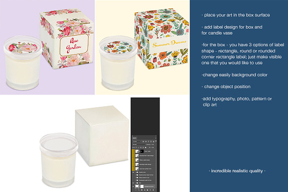 Candle Mock Up in Product Mockups - product preview 2