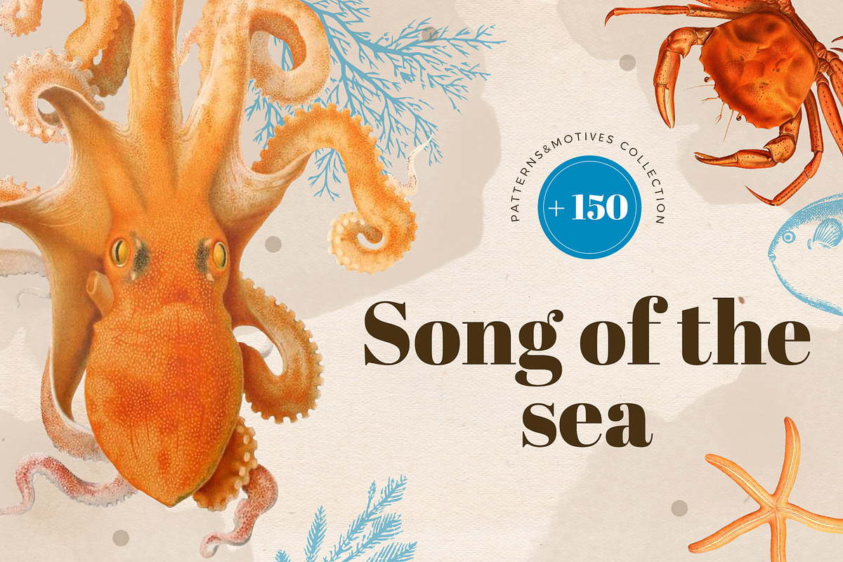 Song of the sea - pattern collection in Patterns - product preview 8