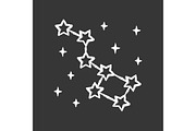 Constellation chalk icon