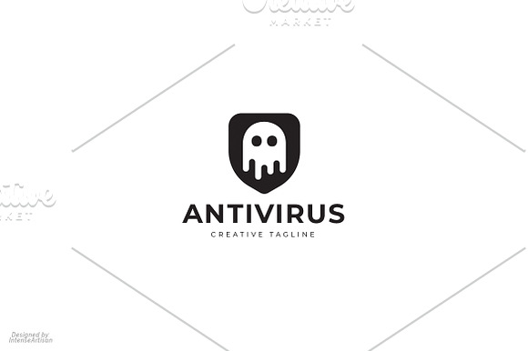 Shield Antivirus Logo in Logo Templates - product preview 2
