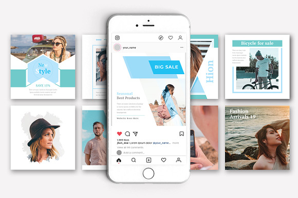 New Arrivals Social Media Pack in Instagram Templates - product preview 1