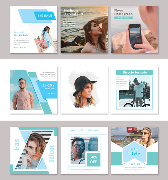 New Arrivals Social Media Pack in Instagram Templates - product preview 3