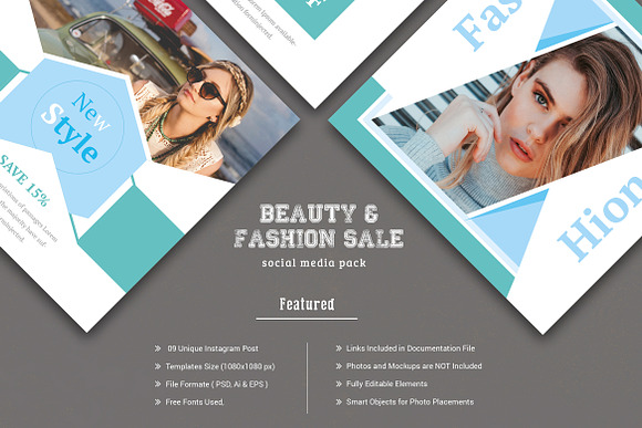 New Arrivals Social Media Pack in Instagram Templates - product preview 4