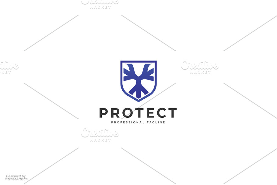 Winged Shield Logo in Logo Templates - product preview 8