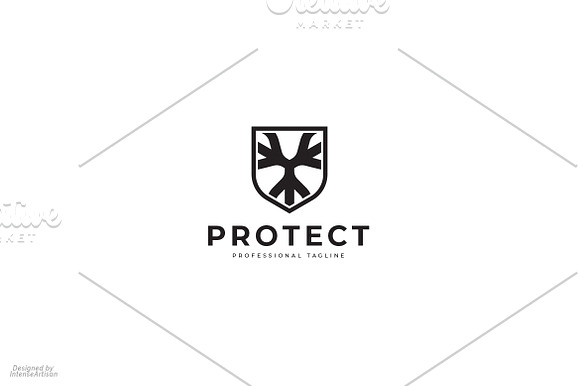 Winged Shield Logo in Logo Templates - product preview 2