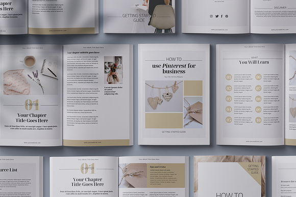 30-page Canva eBook template in Magazine Templates - product preview 1