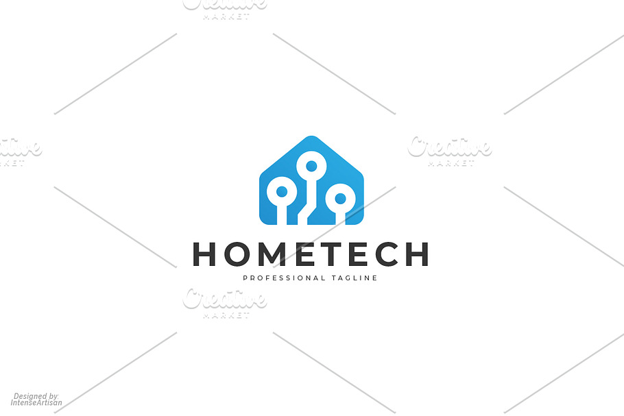 Home Tech Logo in Logo Templates - product preview 8