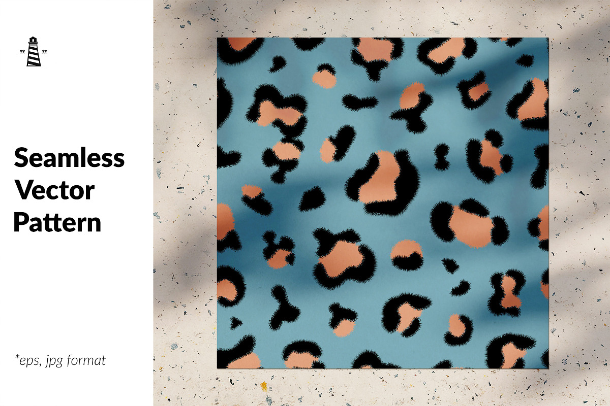 Leopard skin seamless pattern in Patterns - product preview 8