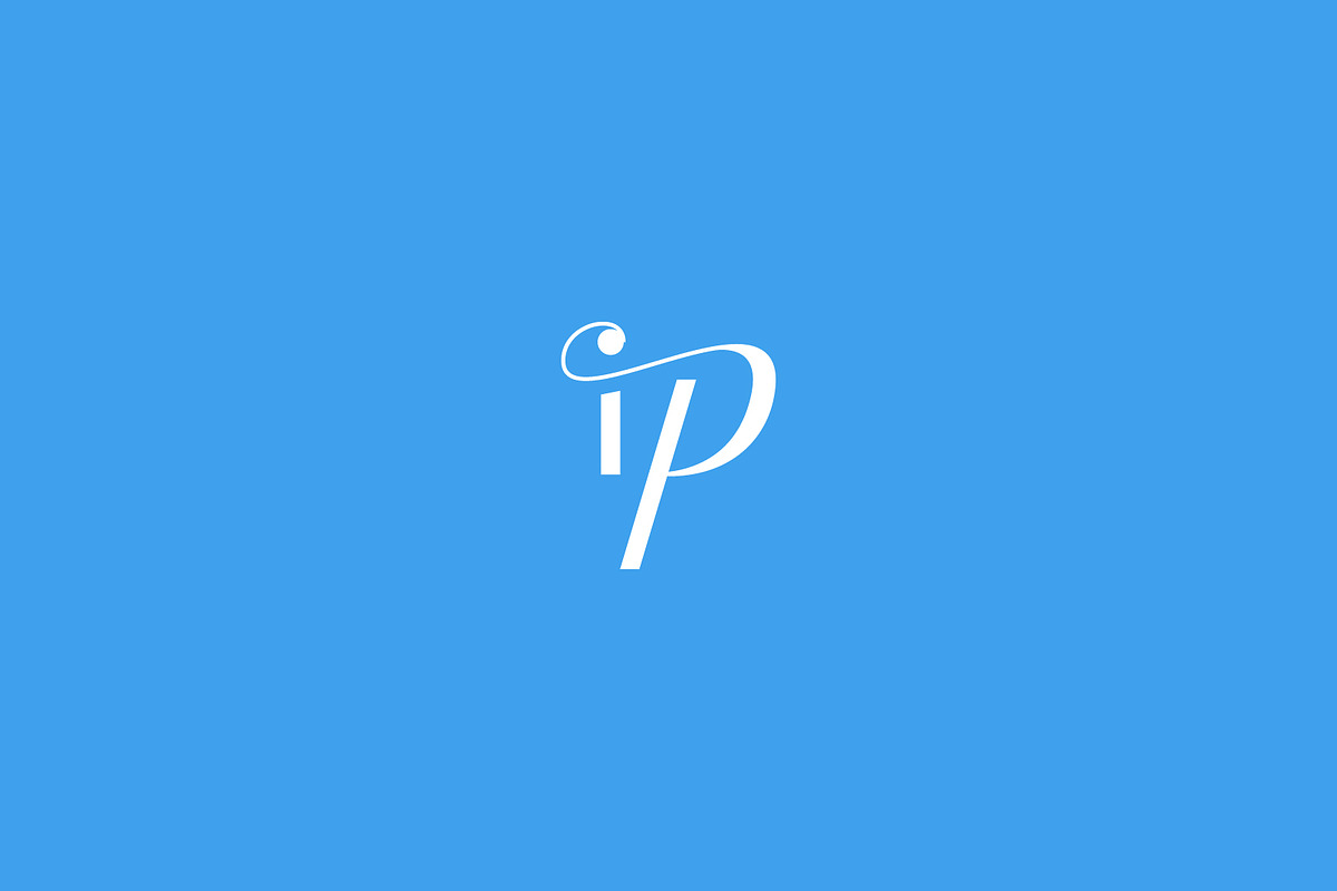 IP Monogram Logo Youth + Bonus in Logo Templates - product preview 8