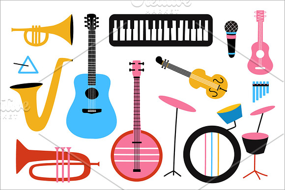 Music, party and wine collection in Illustrations - product preview 5