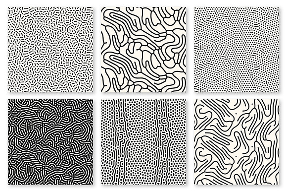 10 seamless abstract patterns in Patterns - product preview 1