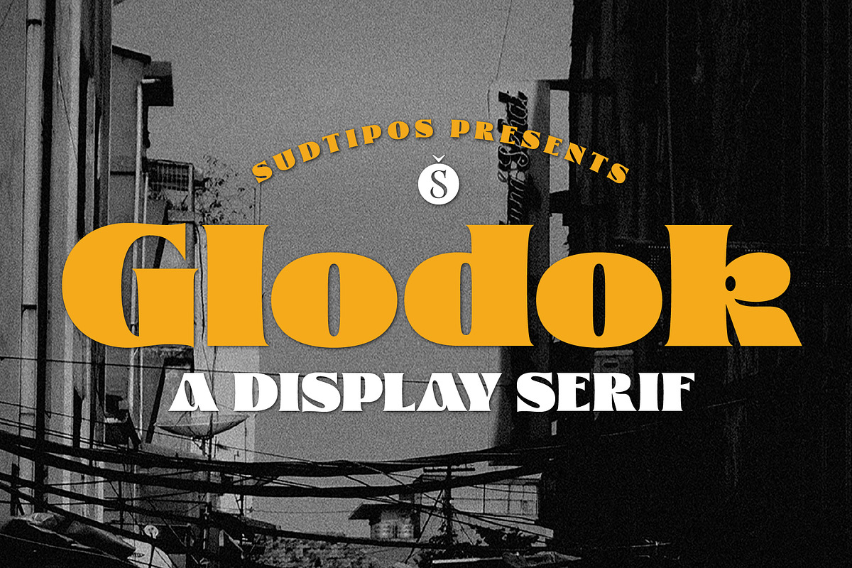 Glodok font in Display Fonts - product preview 8