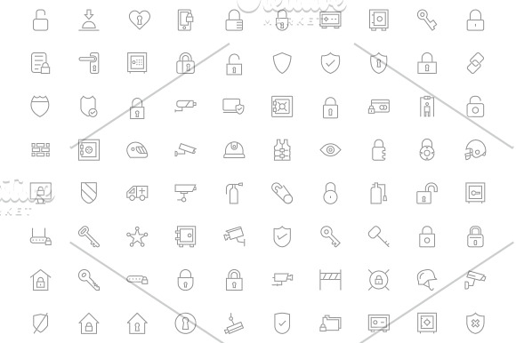 100+ Security and Protection Icons in Graphics - product preview 1
