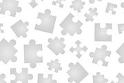 A lot of Jigsaw pieces pattern