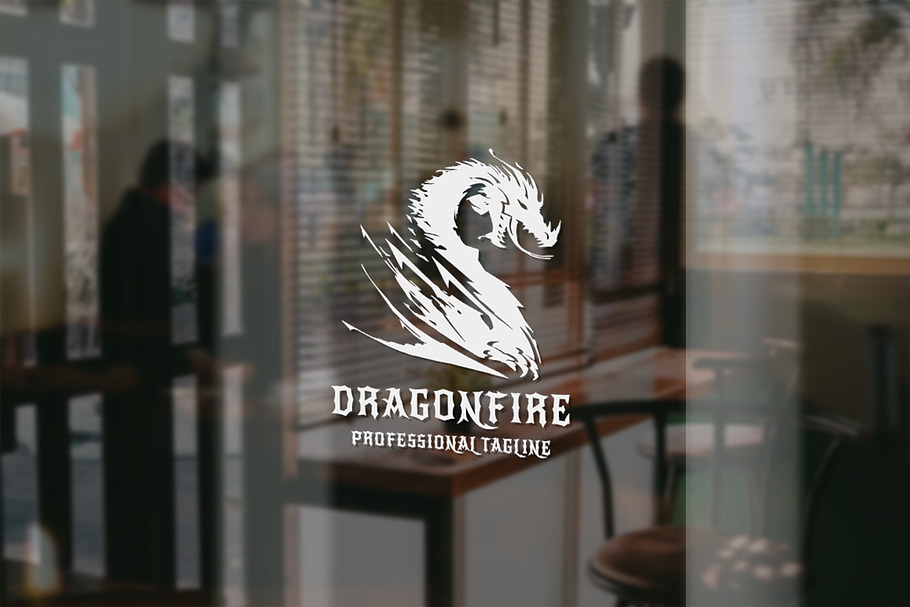 Dragon Fire Logo in Logo Templates - product preview 8