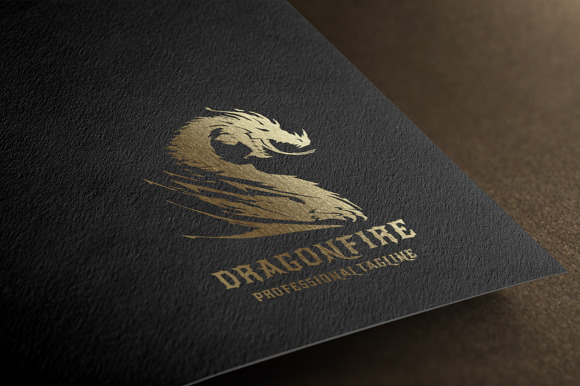 Dragon Fire Logo in Logo Templates - product preview 2
