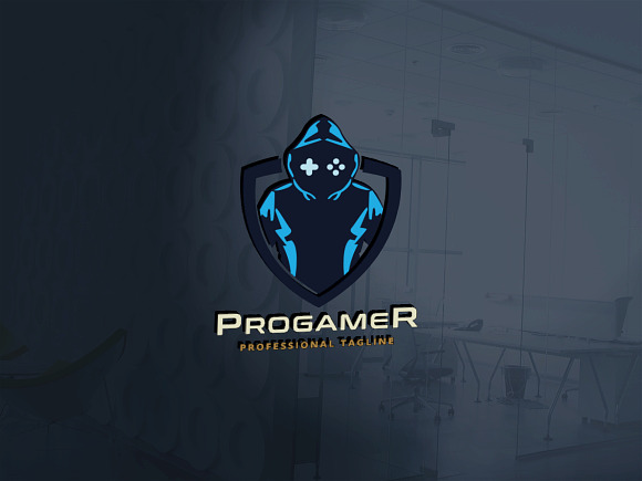 Pro Gamer Logo in Logo Templates - product preview 1