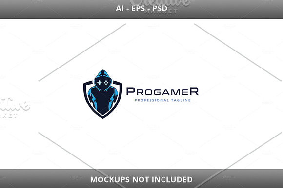 Pro Gamer Logo in Logo Templates - product preview 3