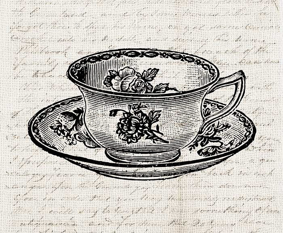 Teacups & Teapots Coffee Cups PNG in Graphics - product preview 3