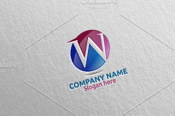 Letter W Logo Design 30 in Logo Templates - product preview 1