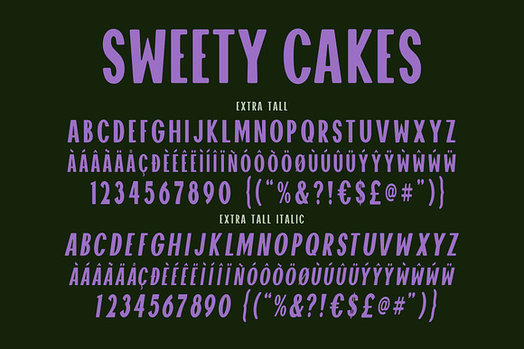 Sweety Cakes Font Family in Display Fonts - product preview 8