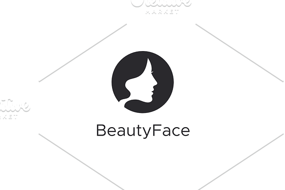 Beauty Face Logo in Logo Templates - product preview 2