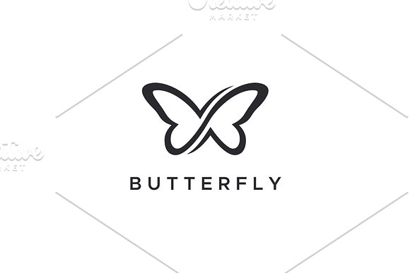 Infinity Butterfly Logo in Logo Templates - product preview 2